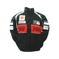 Ferrari Formula 1 Racing Vintage Jacket Red and Black | DASH RACEGEAR