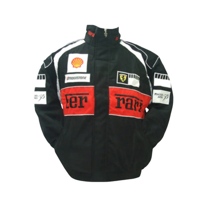 Ferrari Formula 1 Racing Vintage Jacket Red and Black | DASH RACEGEAR