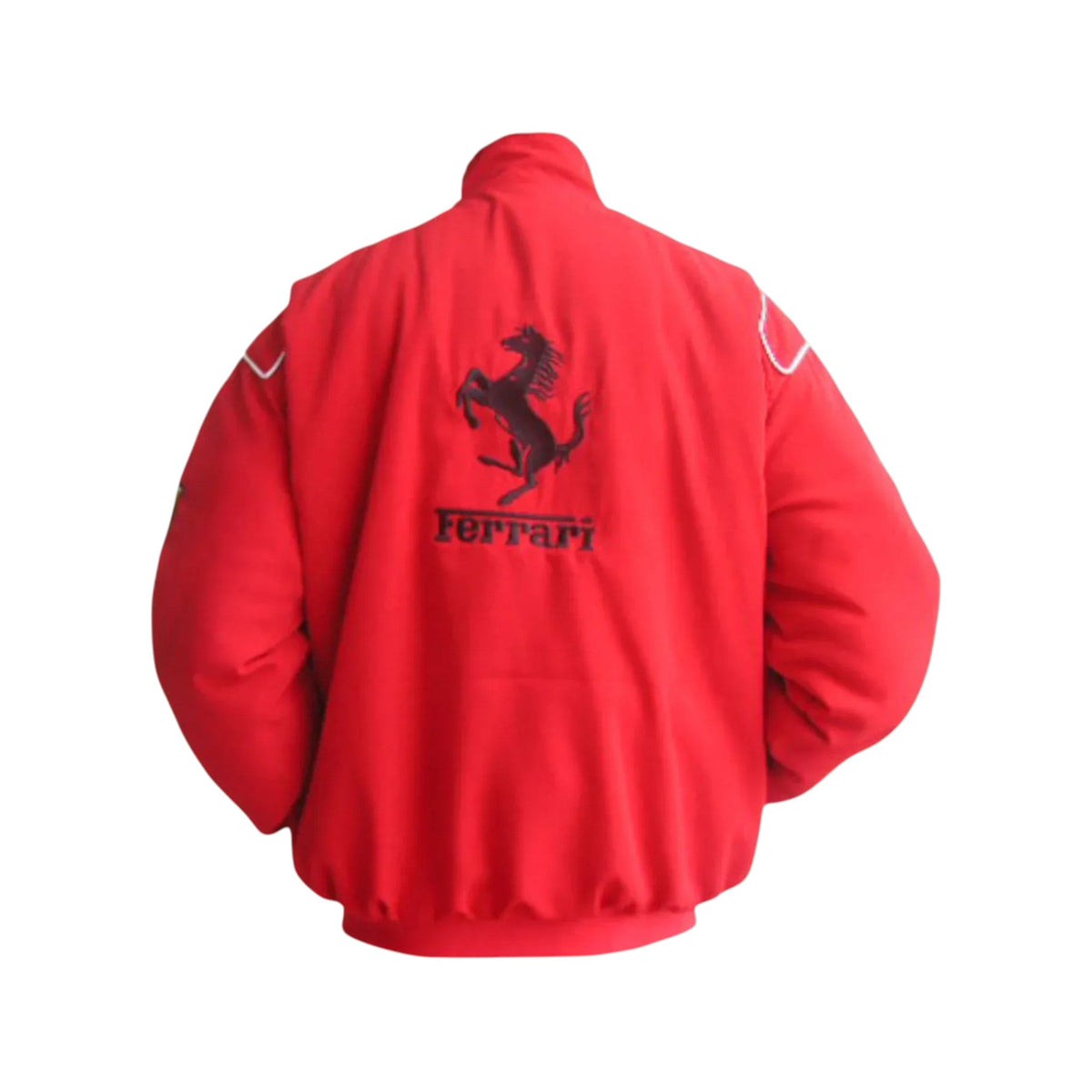 Ferrari F1 Red Vintage Racing Jacket Motorsport Style | DASH RACEGEAR