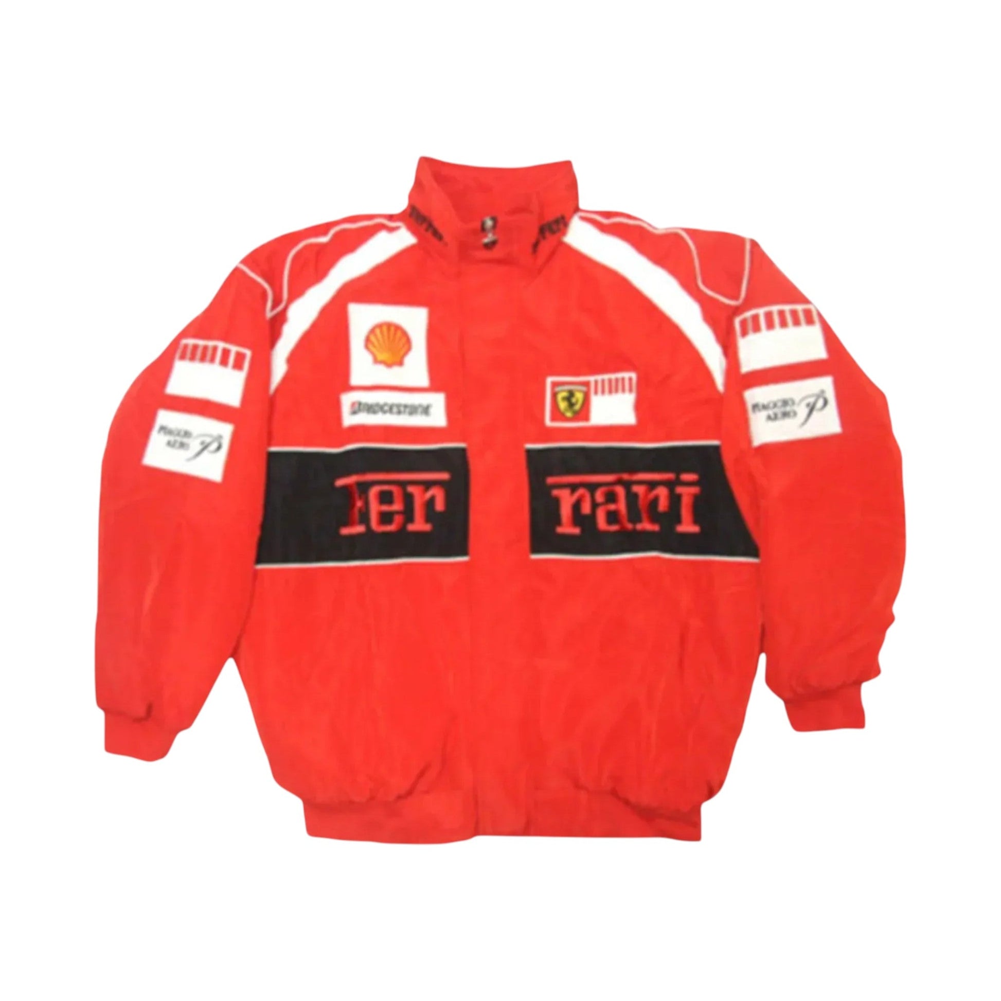 Ferrari Vodafone F1 Vintage Racing Jacket Red Black | DASH RACEGEAR