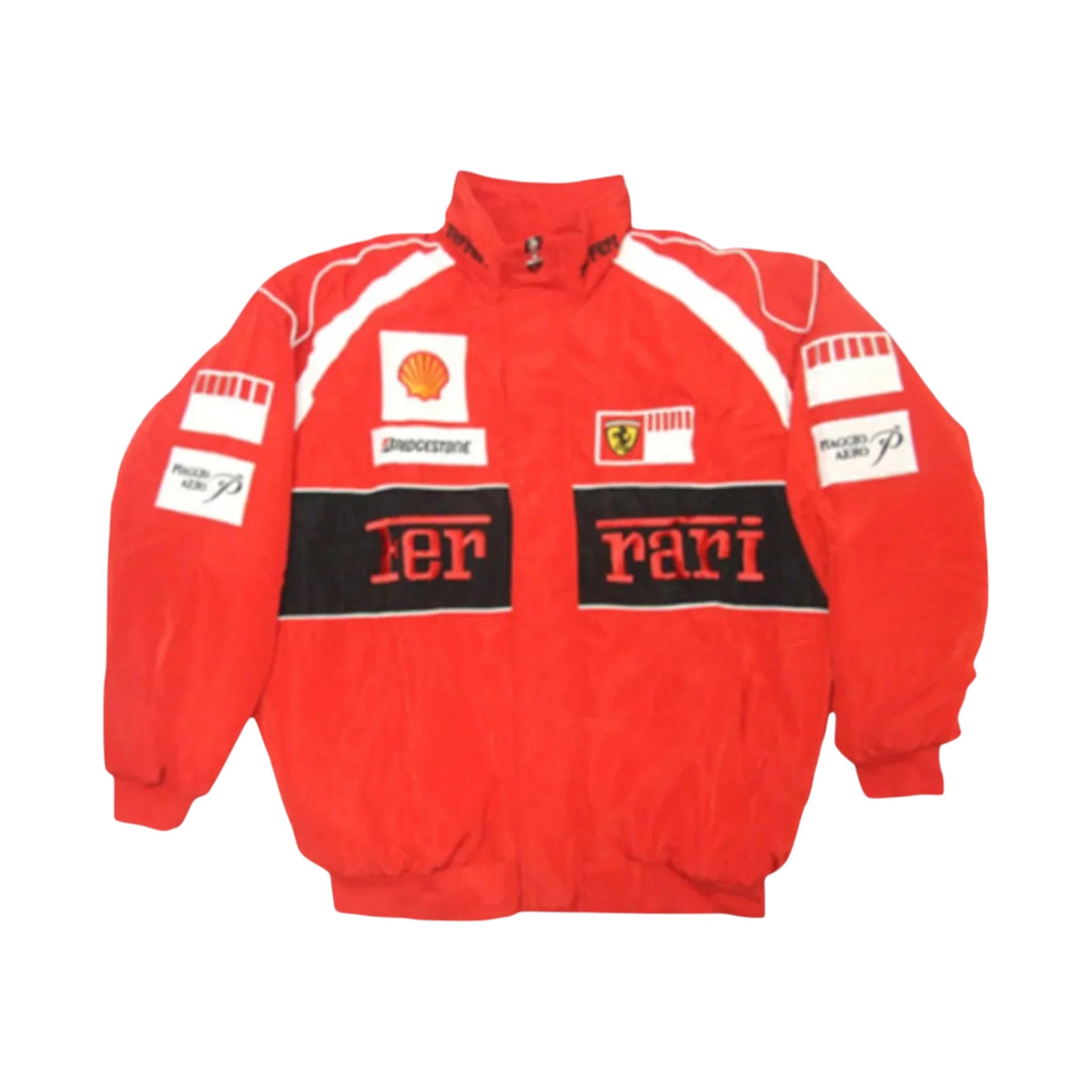 Ferrari Vodafone F1 Vintage Racing Jacket Red Black | DASH RACEGEAR