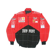Kimi Raikkonen Ferrari F1 Vintage Racing Jacket Black | DASH RACEGEAR