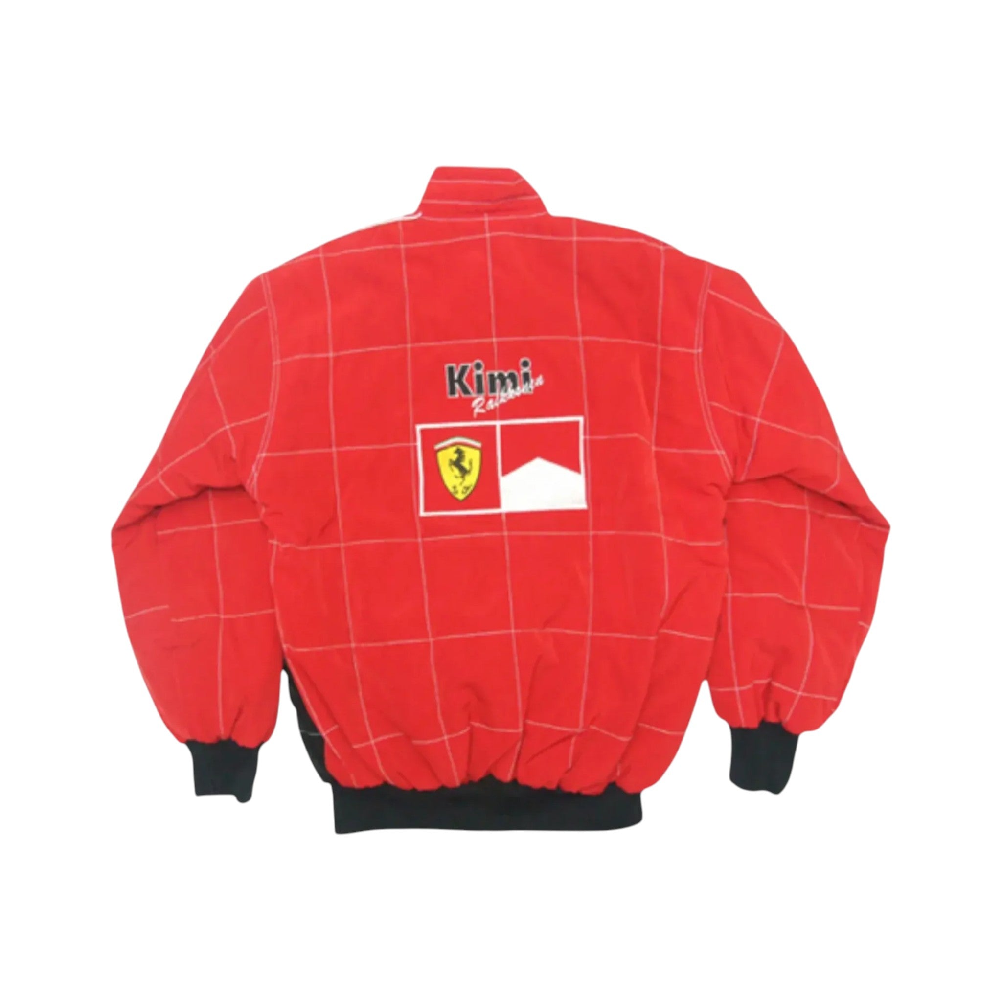 Kimi Raikkonen Ferrari F1 Vintage Racing Jacket Black | DASH RACEGEAR