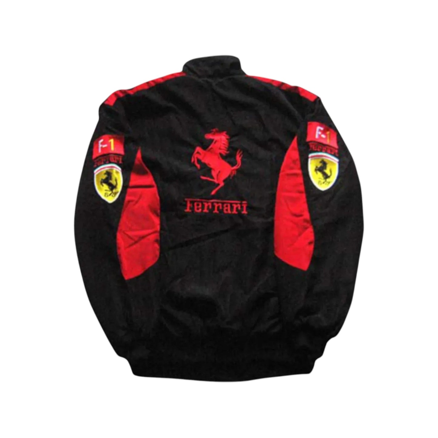Ferrari F1 Team Vintage Racing Jacket Black Edition | DASH RACEGEAR