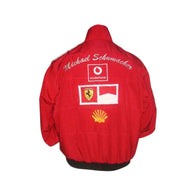 Michael Schumacher Ferrari F1 Vintage Racing Jacket | DASH RACEGEAR