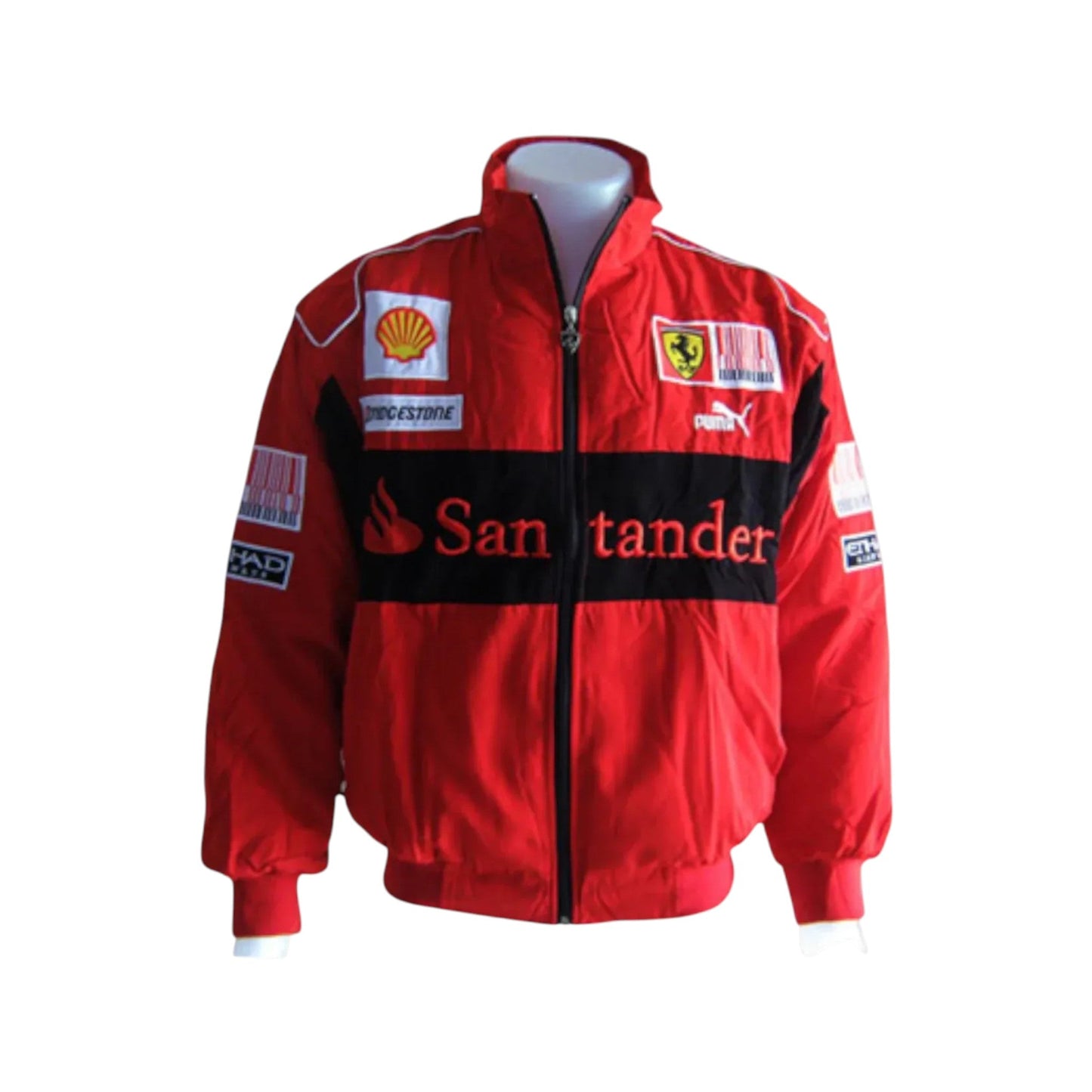 Ferrari Santander F1 Vintage Racing Jacket Red | DASH RACEGEAR