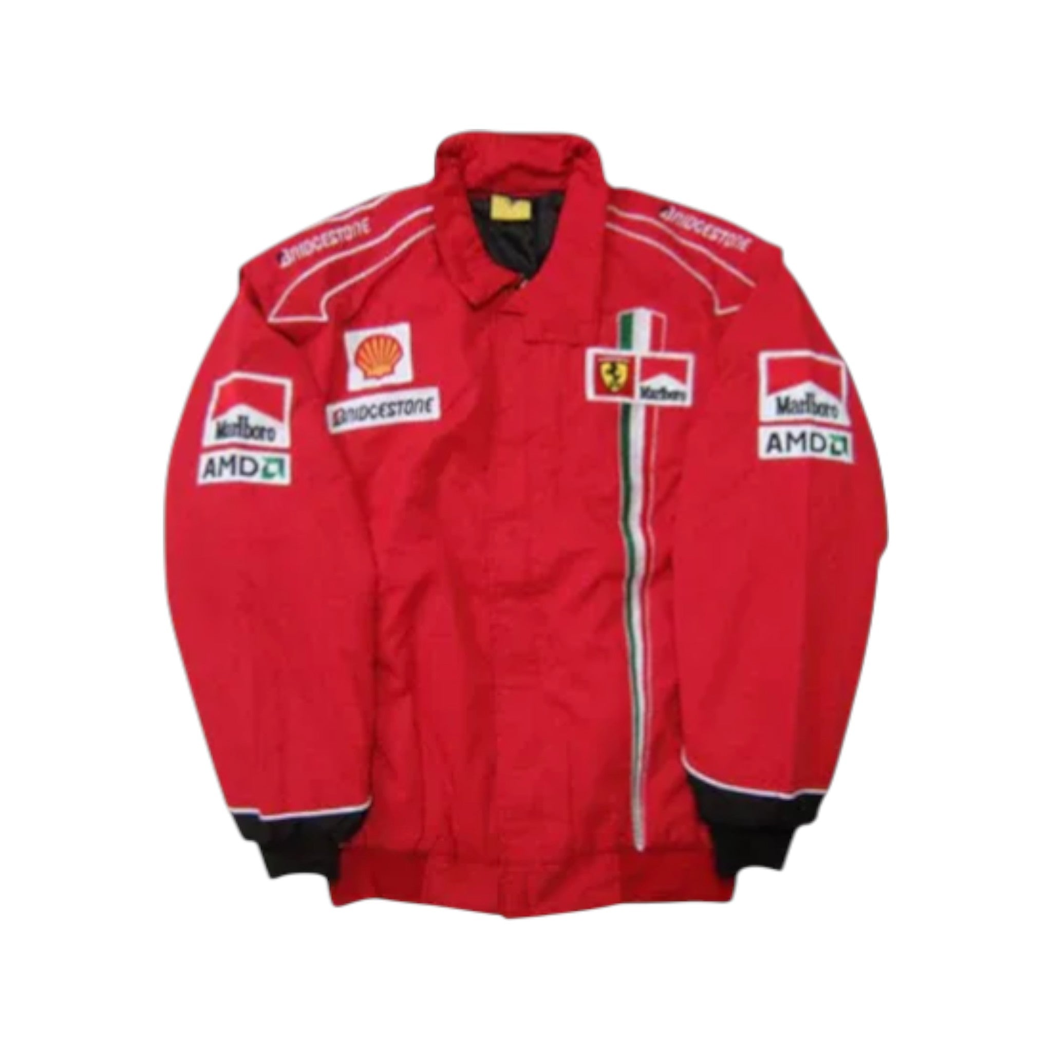 Scuderia Ferrari F1 Team Vintage Racing Jacket Red | DASH RACEGEAR