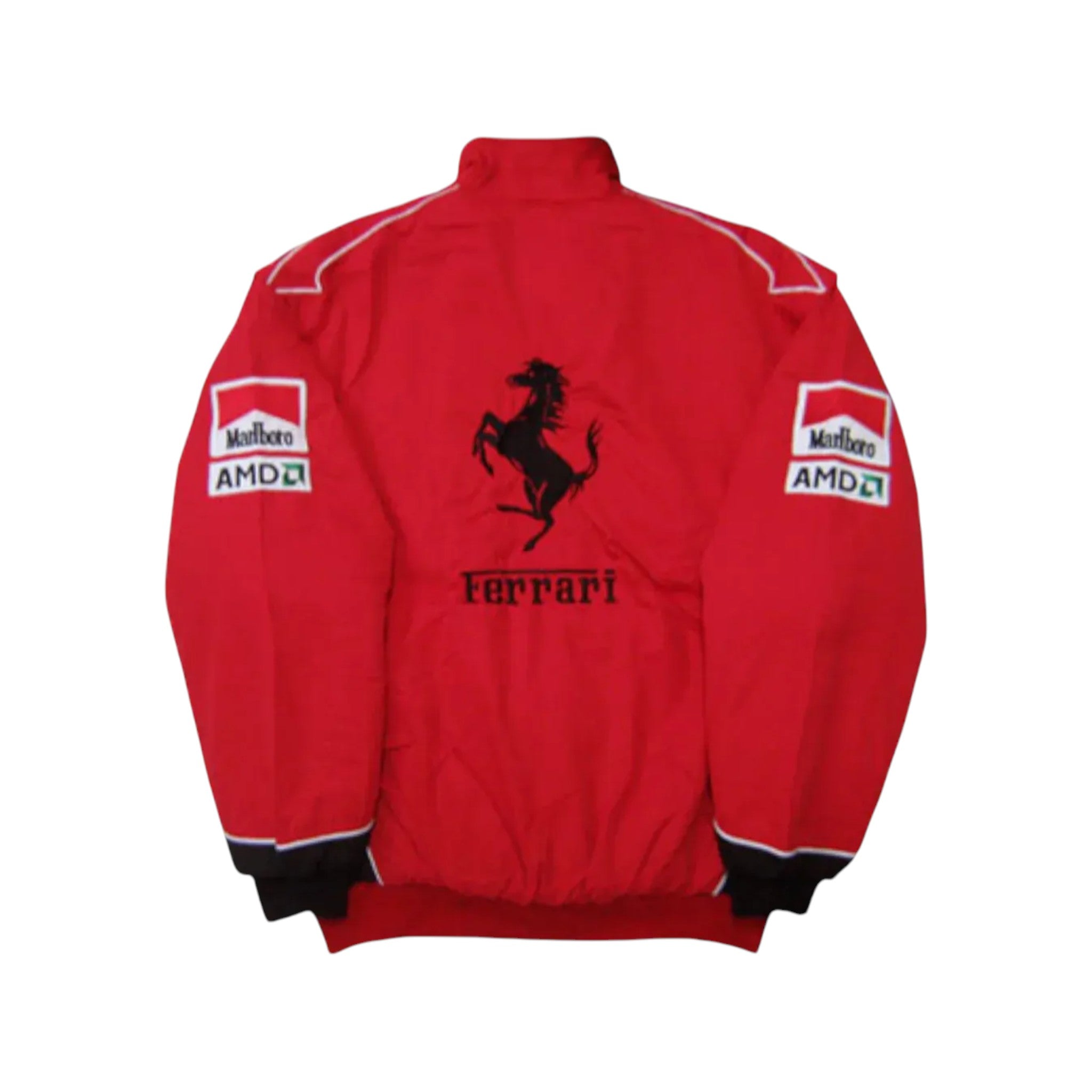 Scuderia Ferrari F1 Team Vintage Racing Jacket Red | DASH RACEGEAR