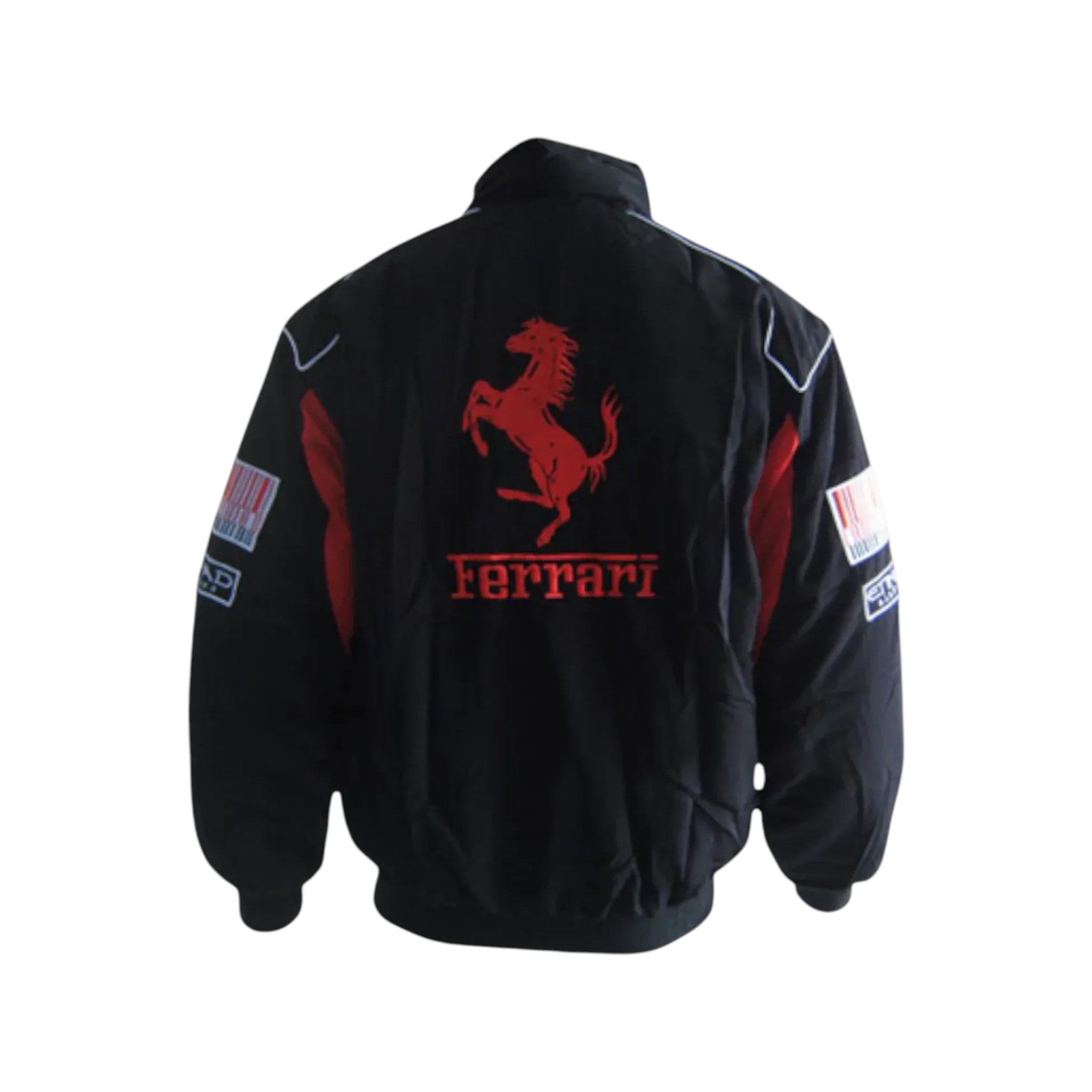 Ferrari Santander F1 Vintage Racing Jacket Black Edition | DASH RACEGEAR
