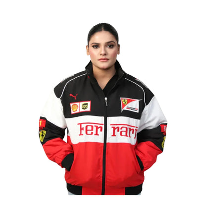 Ferrari F1 Scuderia Vintage Racing Jacket Heritage | DASH RACEGEAR