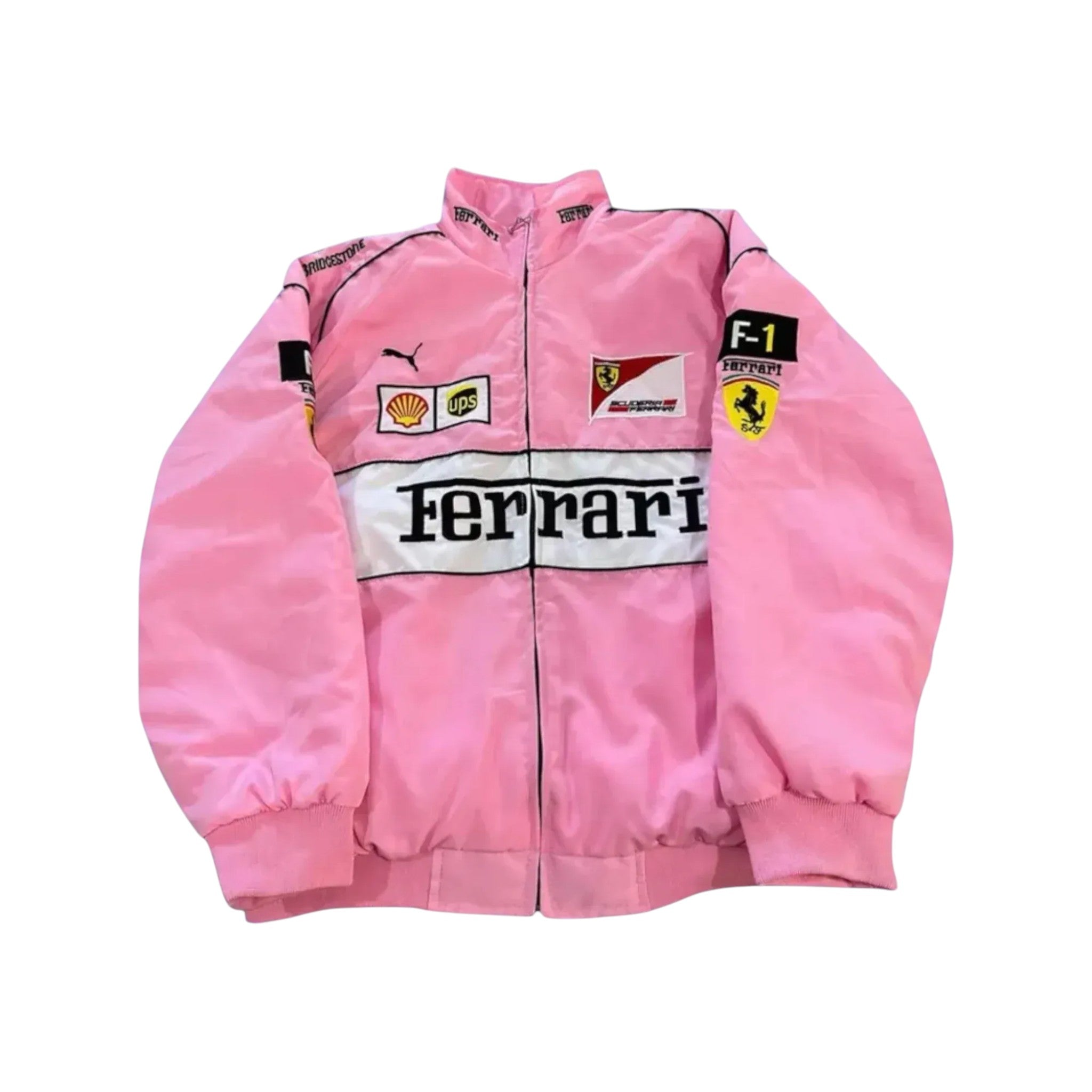 Scuderia Ferrari Pink F1 Vintage Racing Jackets | DASH RACEGEAR