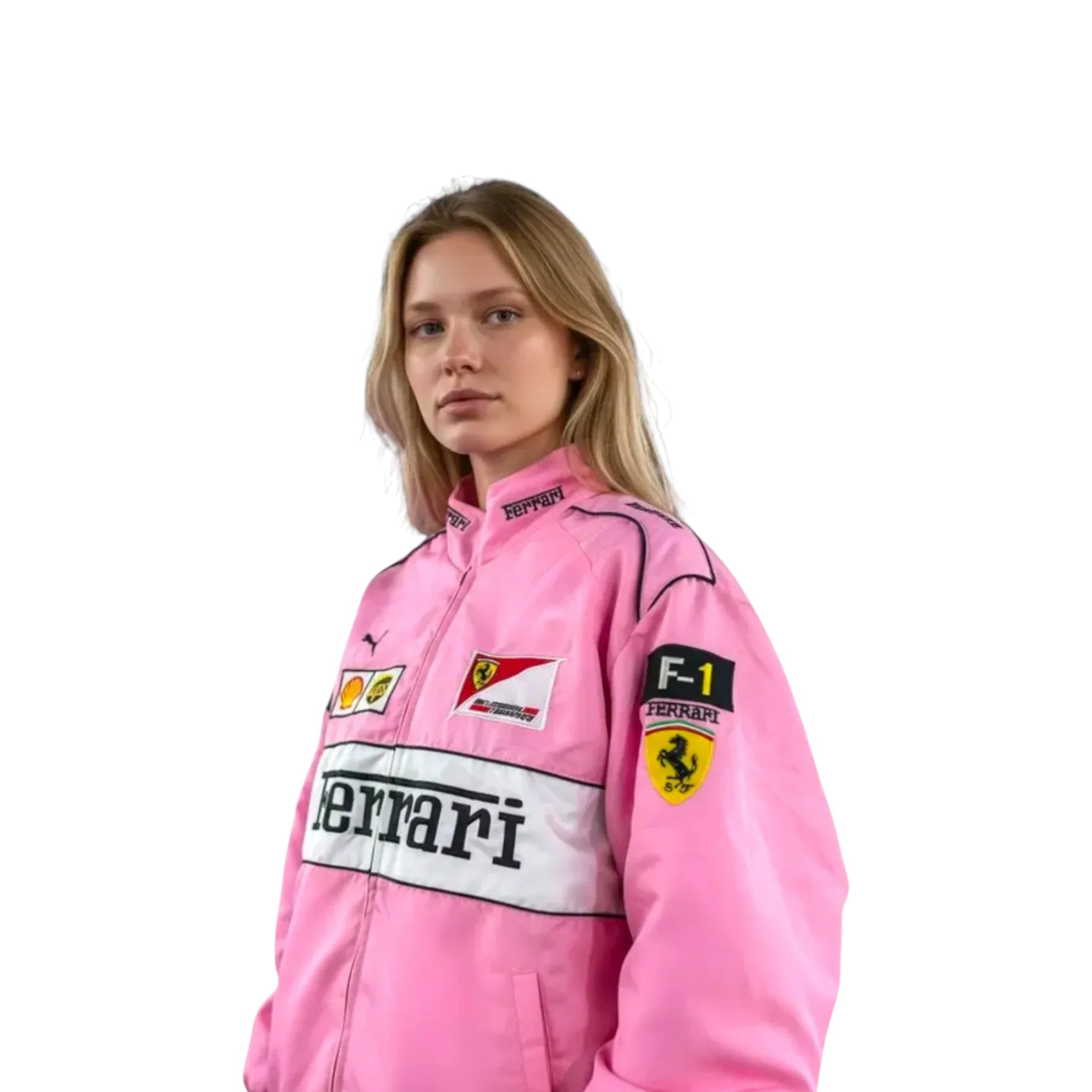 Scuderia Ferrari Pink F1 Vintage Racing Jackets | DASH RACEGEAR