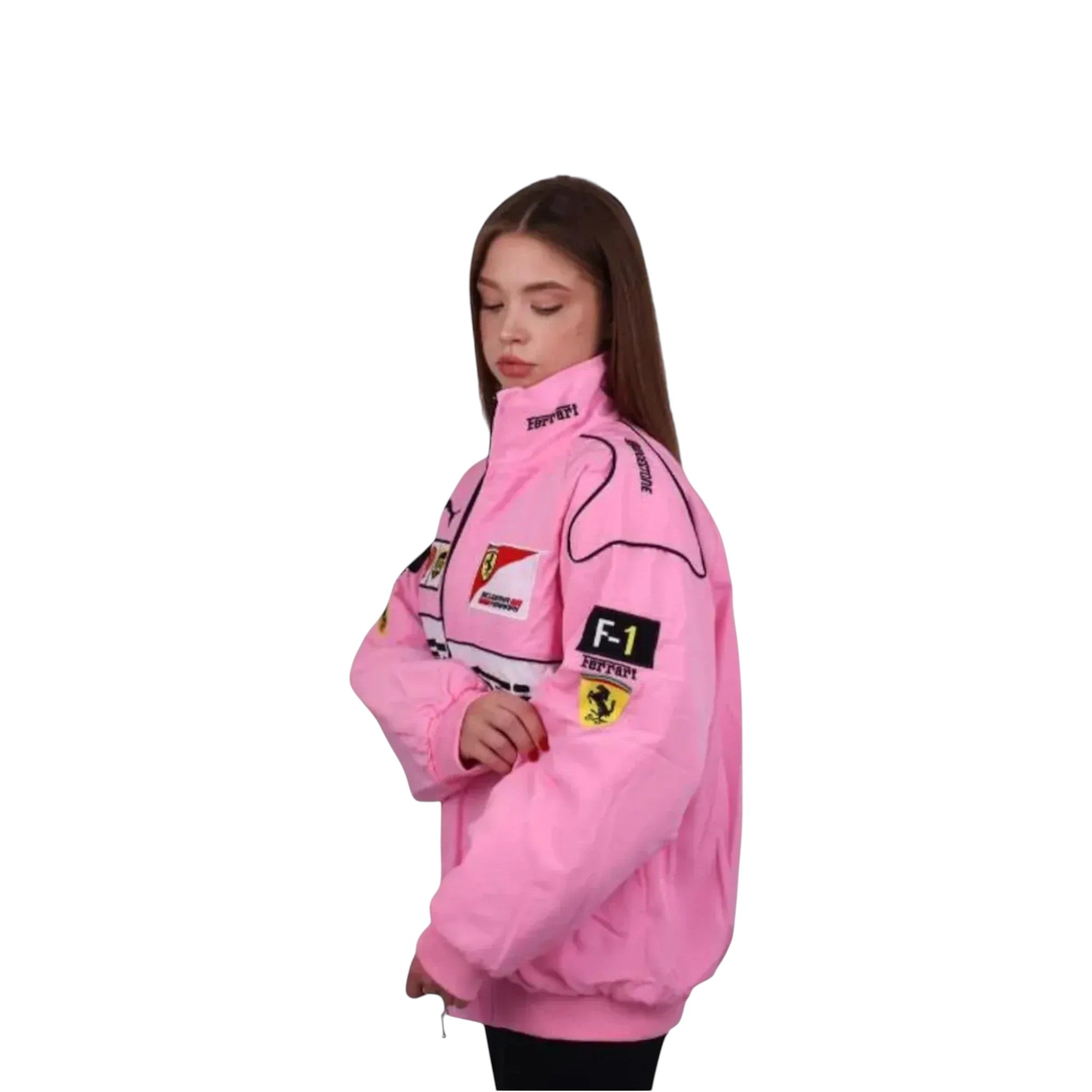 Scuderia Ferrari Pink F1 Vintage Racing Jackets | DASH RACEGEAR