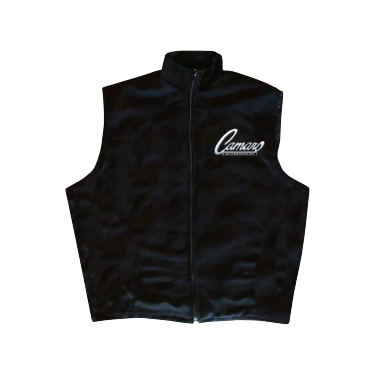 Camaro Black Vintage Racing Vest – Muscle Style | DASH RACEGEAR