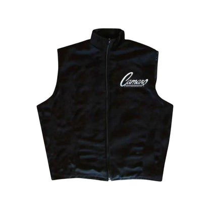 Camaro Black Vintage Racing Vest – Muscle Style | DASH RACEGEAR