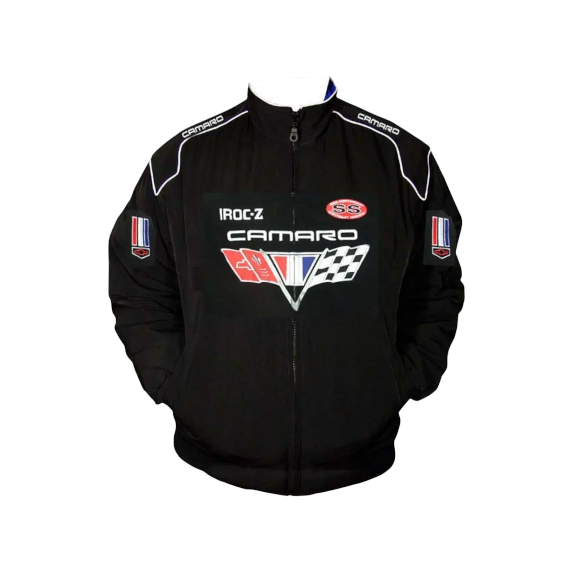 Chevrolet Camaro Black Racing Vintage Jacket | DASH RACEGEAR