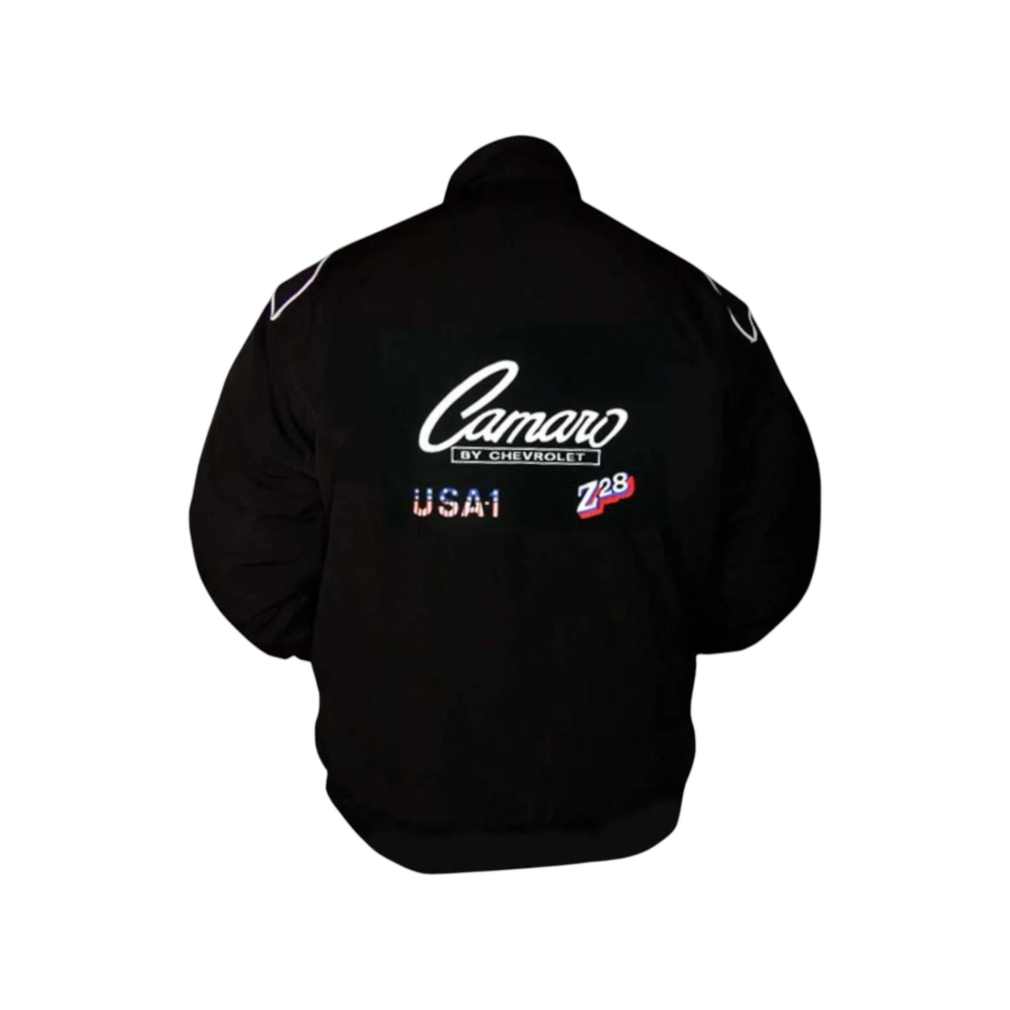 Chevrolet Camaro Black Racing Vintage Jacket | DASH RACEGEAR