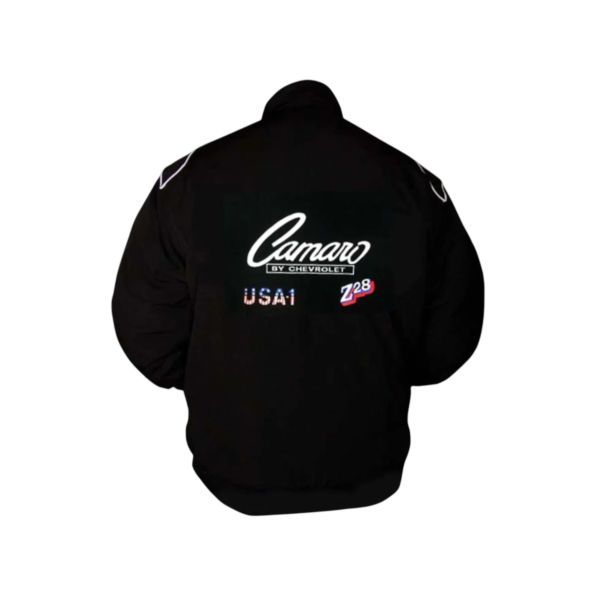 Chevrolet Camaro Black Racing Vintage Jacket | DASH RACEGEAR