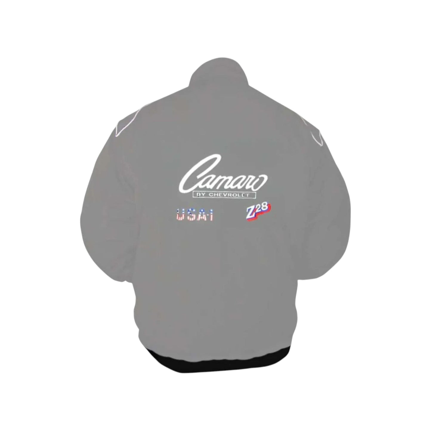Chevrolet Camaro Gray Vintage Racing Jacket | DASH RACEGEAR