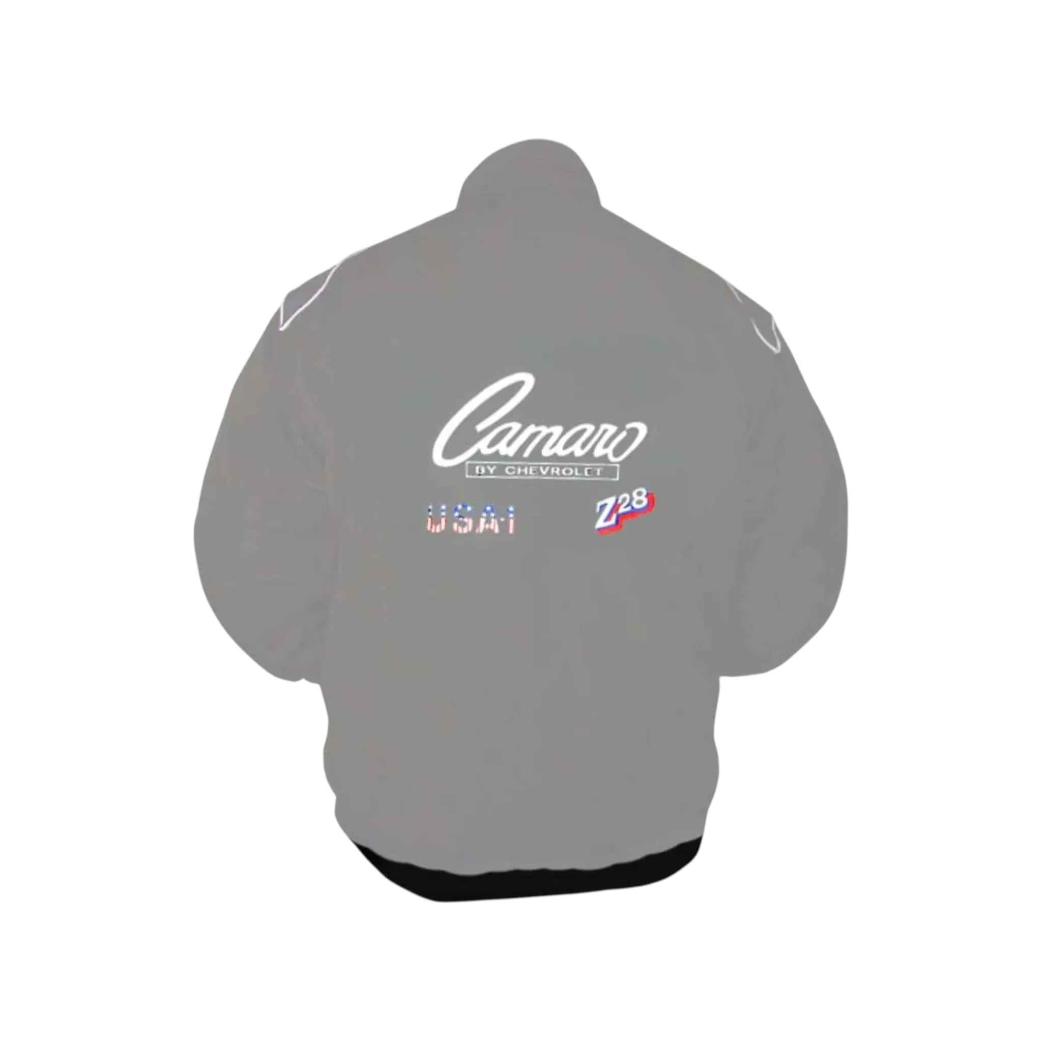 Chevrolet Camaro Gray Vintage Racing Jacket | DASH RACEGEAR