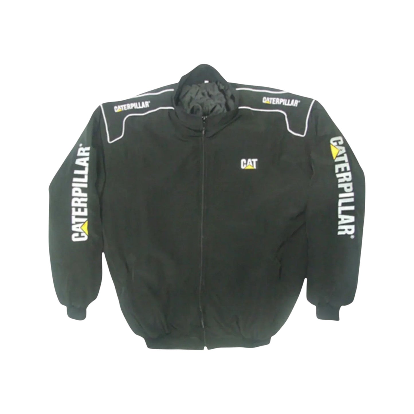 CAT Caterpillar Black Vintage Racing Jacket | DASH RACEGEAR