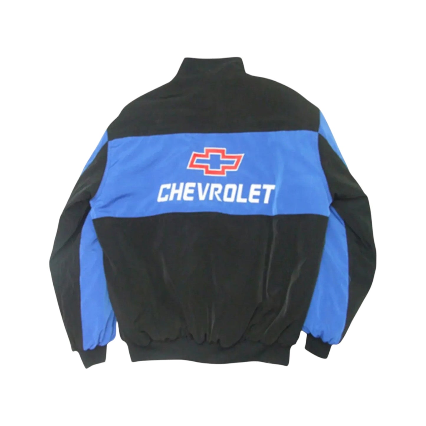 Chevrolet Black Light Blue Vintage Racing Jacket | DASH RACEGEAR