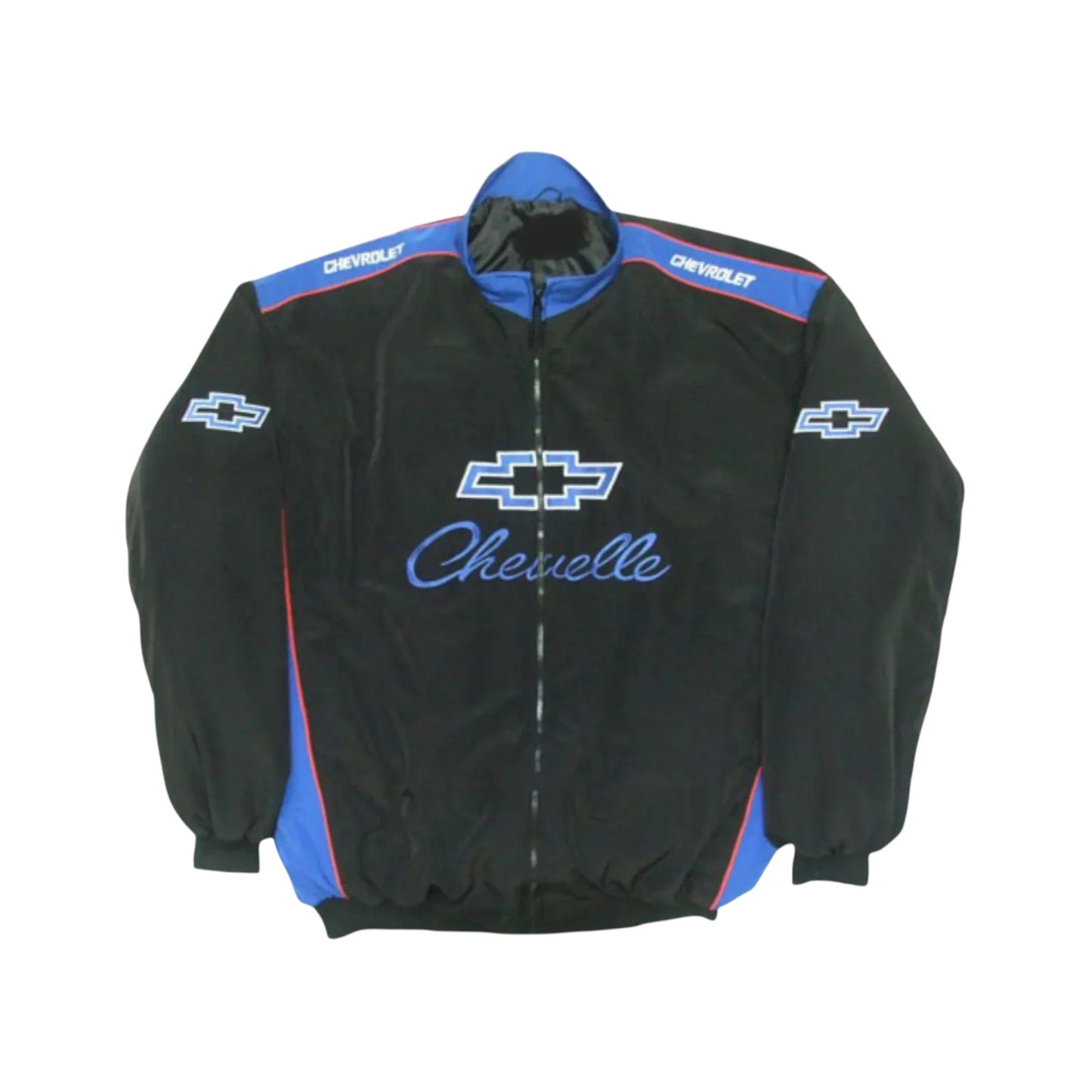 Chevelle Blue Black Vintage Racing Jacket | DASH RACEGEAR