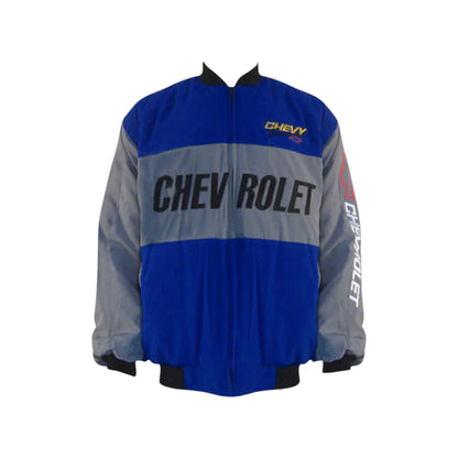 Chevrolet Blue & Grey Vintage Racing Jacket Edition | DASH RACEGEAR