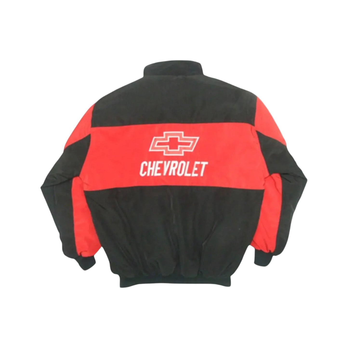 Chevrolet Black & Red Vintage Racing Jacket | DASH RACEGEAR