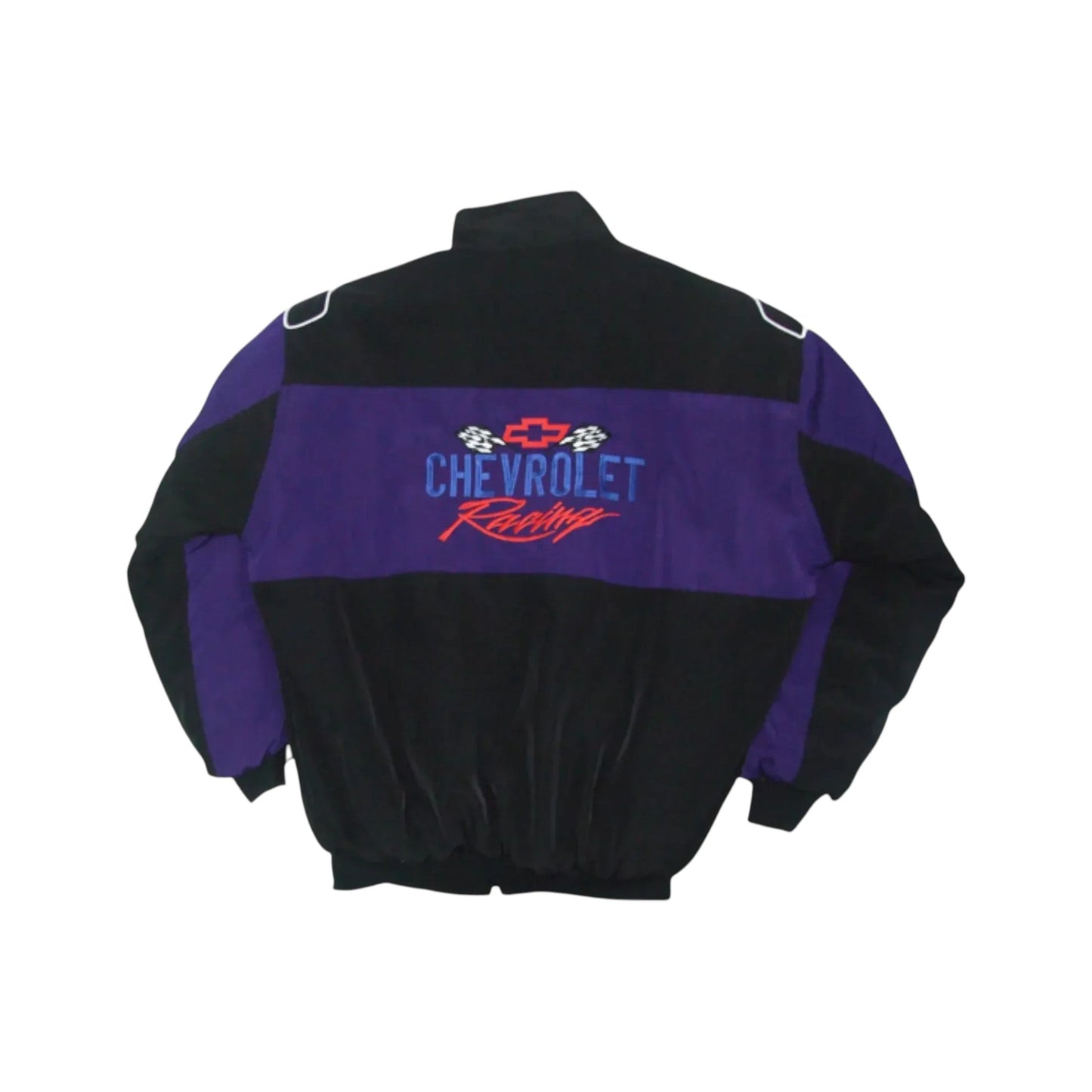 Chevrolet Black & Purple Vintage Racing Jacket | DASH RACEGEAR