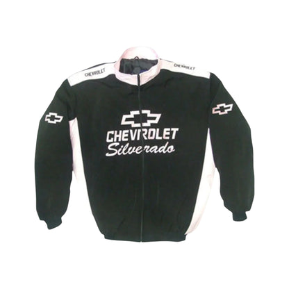 Chevrolet Silverado Black & Pink Racing Jacket | DASH RACEGEAR