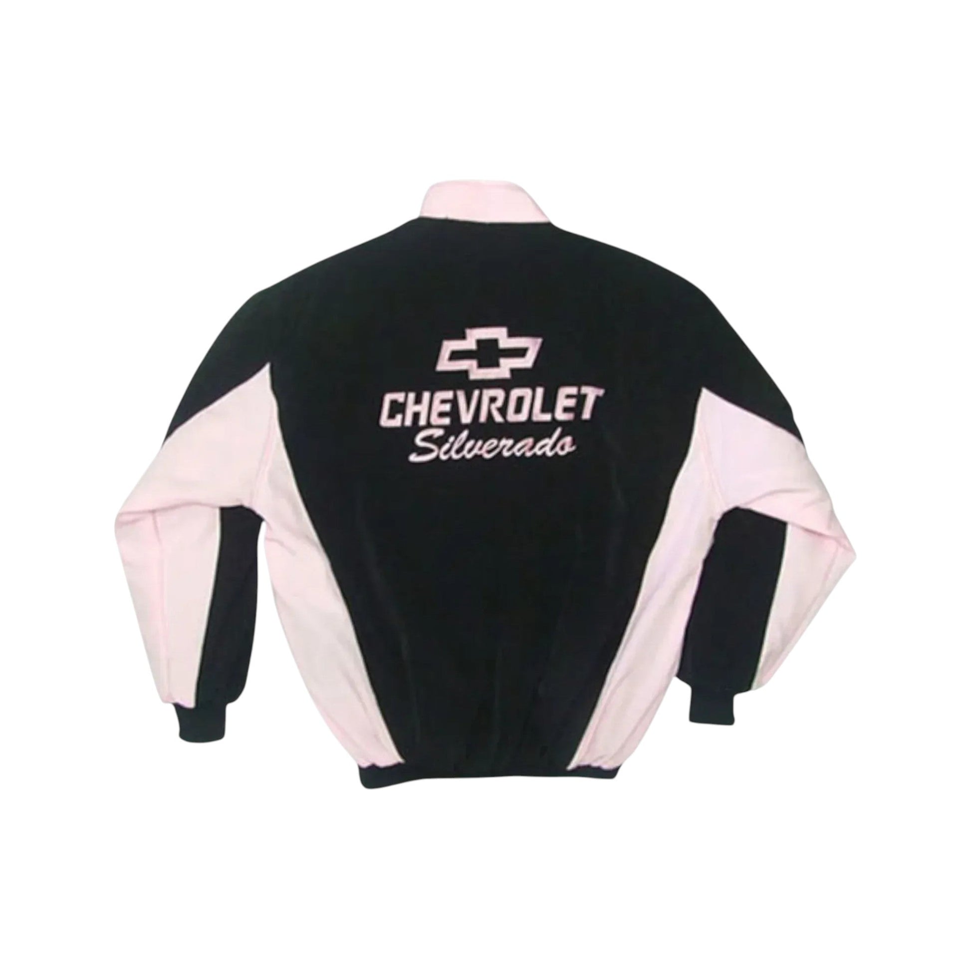 Chevrolet Silverado Black & Pink Racing Jacket | DASH RACEGEAR