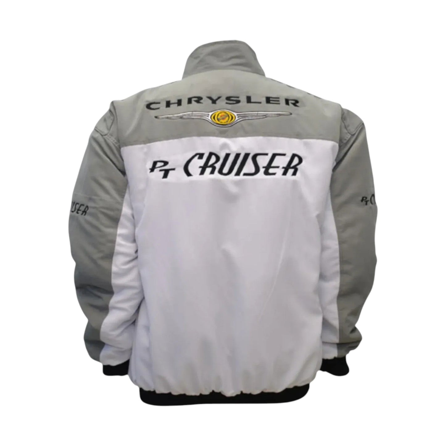 Chrysler PT Cruiser Racing Jacket White Gray | DASH RACEGEAR