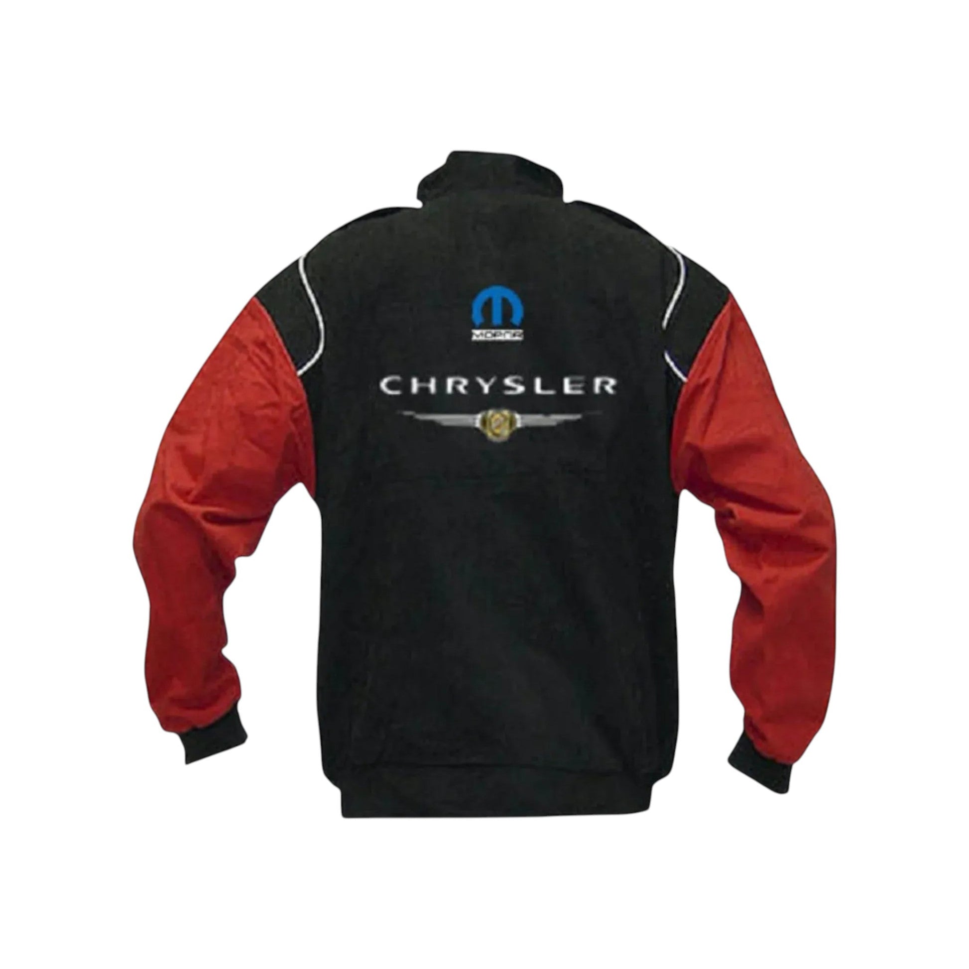 Chrysler Mopar Retro Racing Jacket Black Red Edition | DASH RACEGEAR