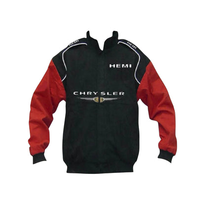 Chrysler HEMI Black Red Retro Racing Jacket Edition | DASH RACEGEAR