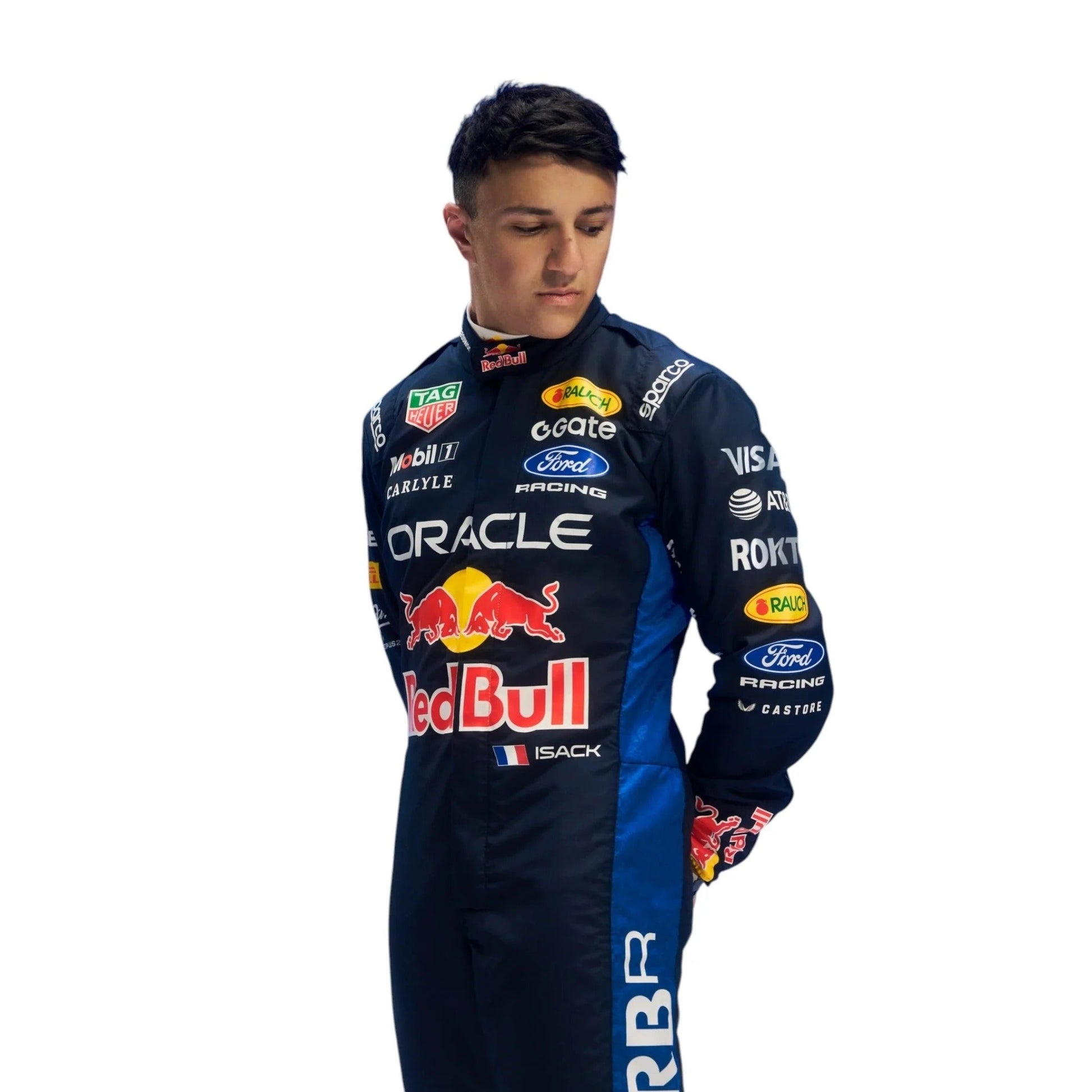 2026 Isack Hadjar Red Bull F1 Replica Race Suit – Pro Fit | DASH RACEGEAR
