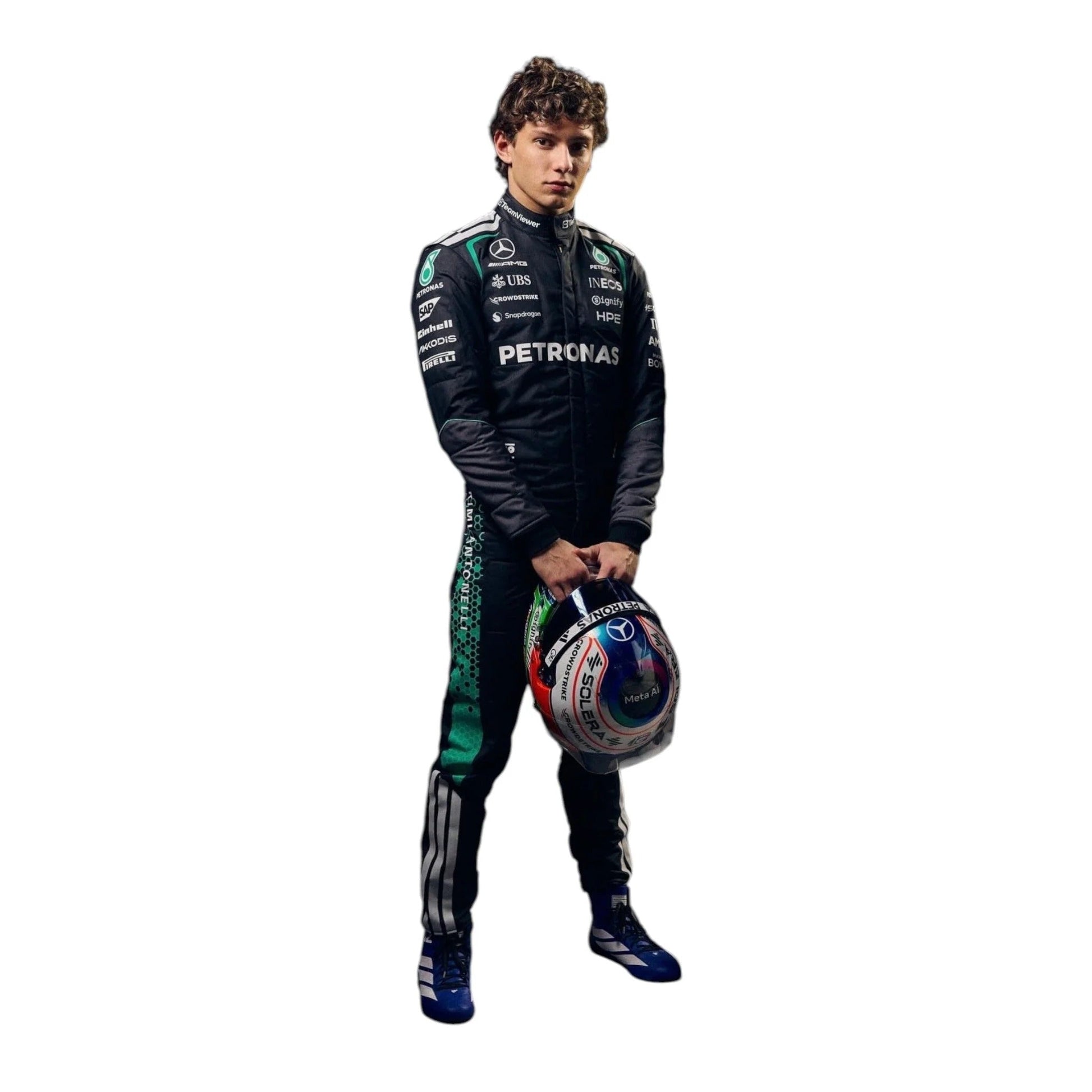 2026 Andrea Kimi Antonelli Mercedes F1 Replica Suit | DASH RACEGEAR