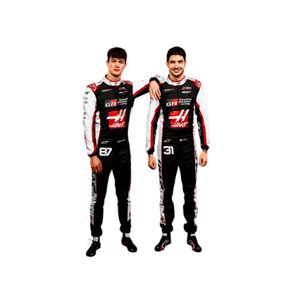 2026 Haas F1 Team Replica Race Suit – Pro Fit | DASH RACEGEAR