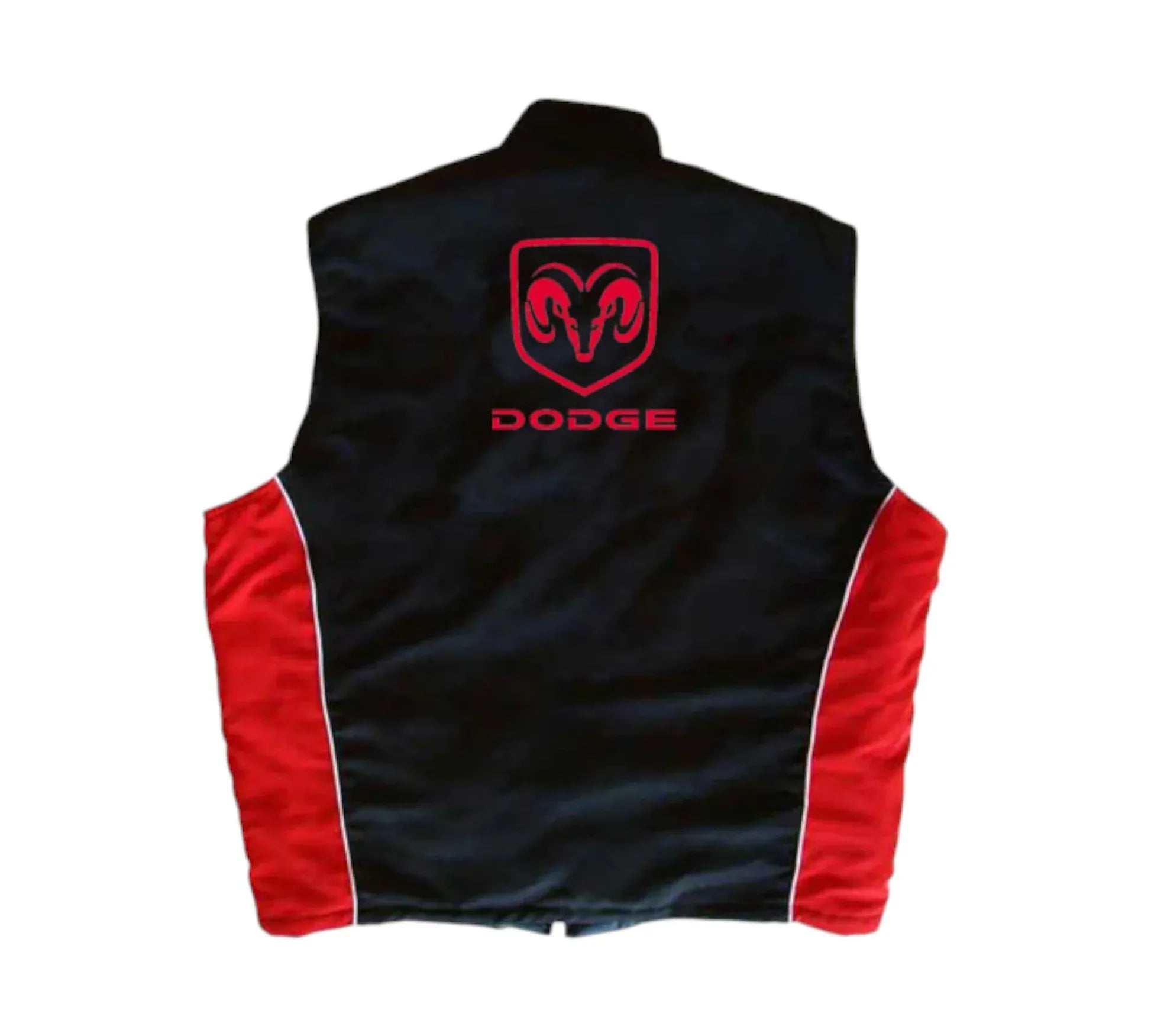 Dodge Black Red Vintage Racing Vest Streetwear | DASH RACEGEAR