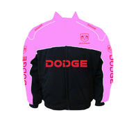 Dodge Pink & Black Vintage Racing Jacket Motorsport Style | DASH RACEGEAR