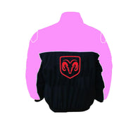 Dodge Pink & Black Vintage Racing Jacket Motorsport Style | DASH RACEGEAR