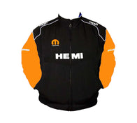 Dodge Hemi Vintage Racing Jacket Orange Black | DASH RACEGEAR