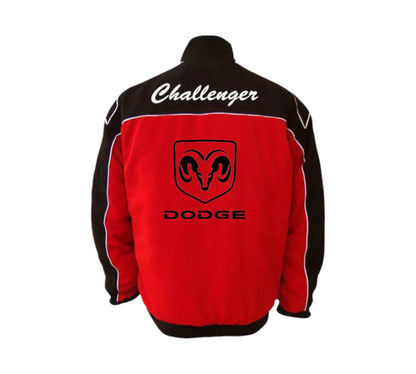 Dodge Challenger SCAT Vintage Racing Jacket Red | DASH RACEGEAR