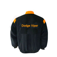 Dodge Viper Vintage Racing Jacket Black Orange Edition | DASH RACEGEAR