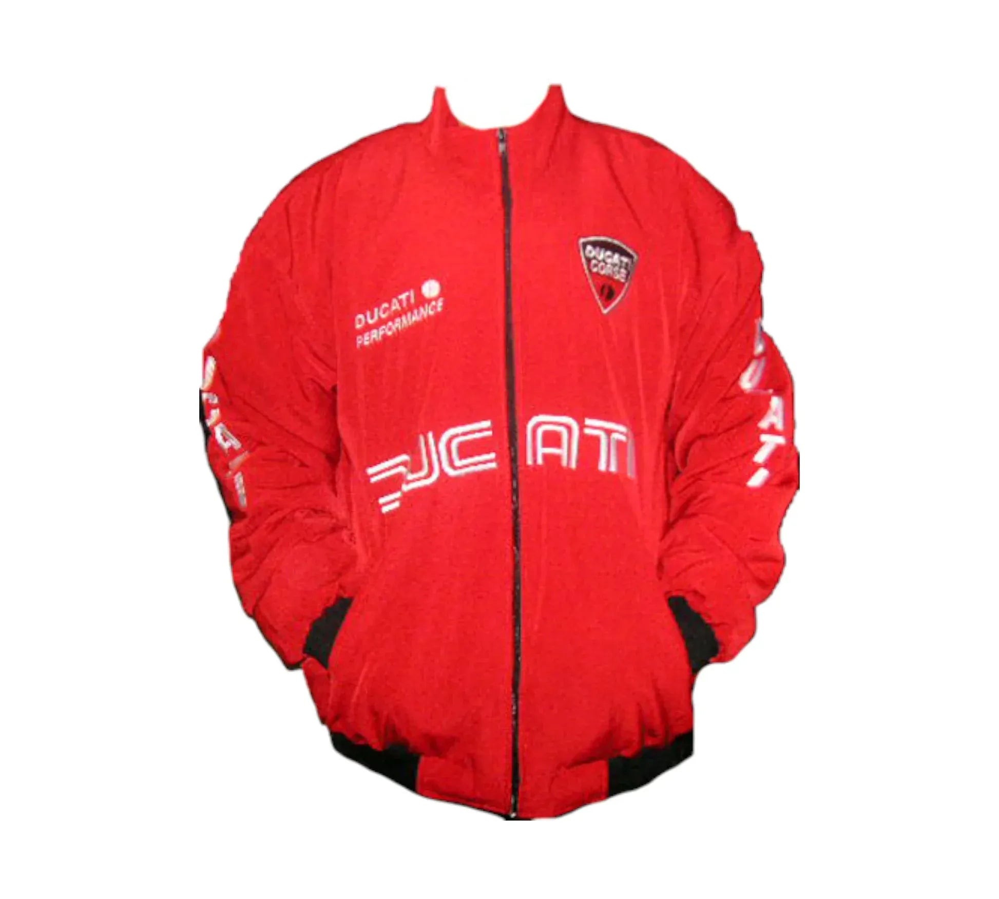 Ducati Performance Red Vintage Racing Jacket | DASH RACEGEAR