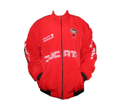 Ducati Performance Red Vintage Racing Jacket | DASH RACEGEAR