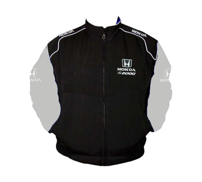 Honda S2000 Vintage Racing Jacket – Black & Light Gray | DASH RACEGEAR
