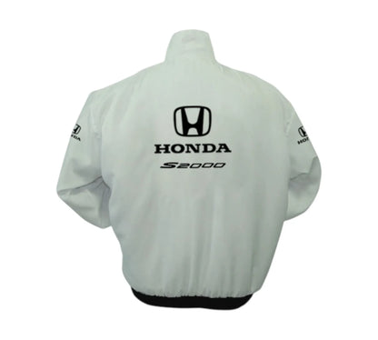 Honda S2000 Retro Racing Jacket – Vintage White | DASH RACEGEAR