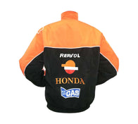 Honda Repsol Vintage Racing Jacket – Orange & Black | DASH RACEGEAR