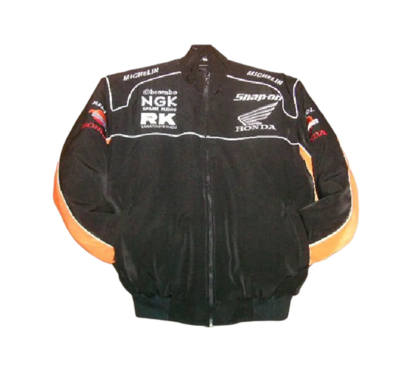 Honda Repsol Snap-On Moto Racing Jacket – Black & Orange | DASH RACEGEAR